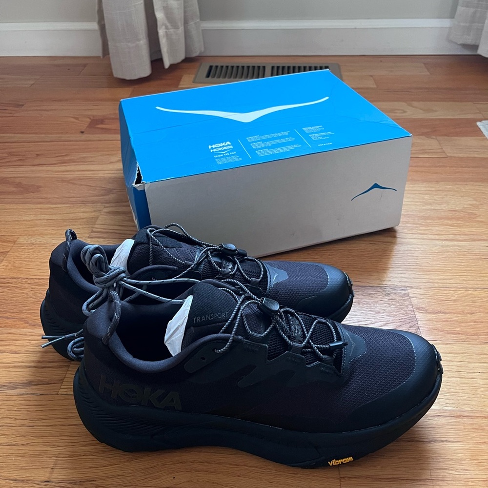 Hoka One One Men's Black Athletic Shoes